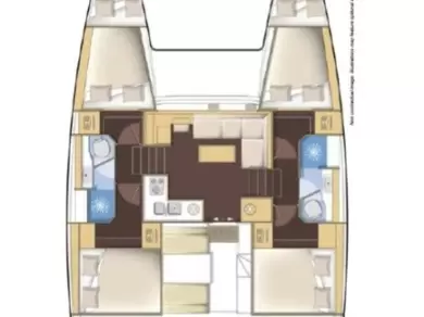 Uthyrning Katamaran  Lagoon med en båtlicens 