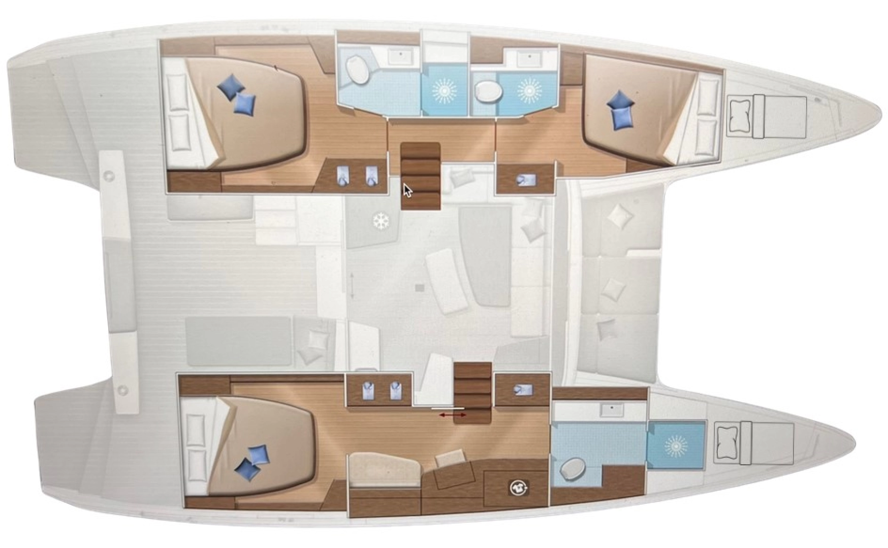 Hyra Katamaran  med eller utan skeppare Lagoon Rogoznica 