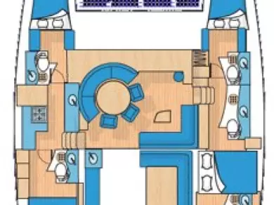 Lagoon Lagoon 570 charter bareboat eller skeppad i Fort-de-France