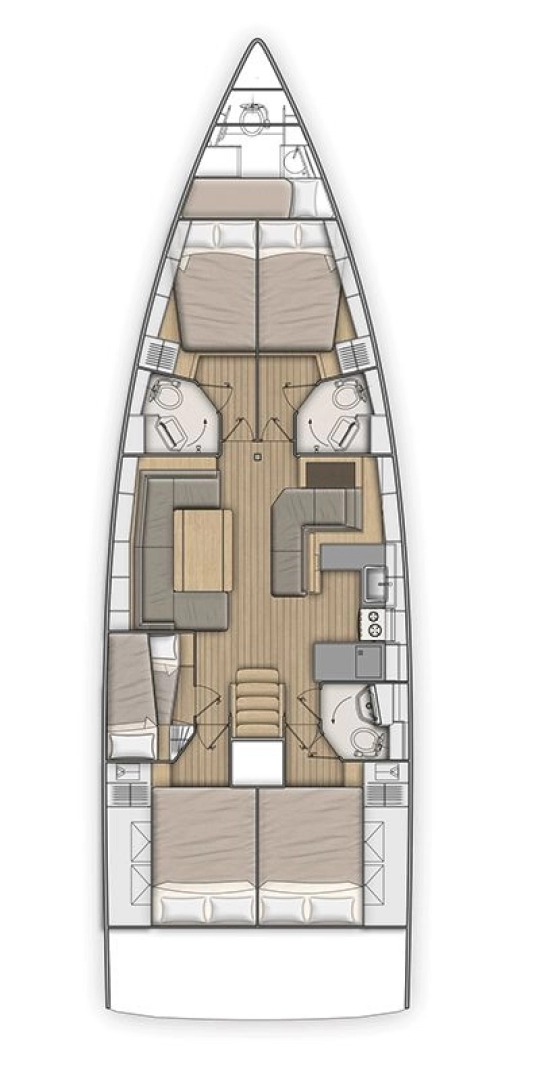Bénéteau Oceanis 51.1 charter bareboat eller skeppad i Capo d'Orlando