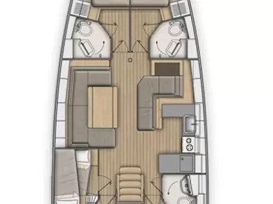 Bénéteau Oceanis 51.1 charter bareboat eller skeppad i Capo d'Orlando