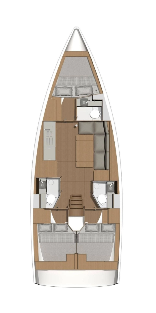 Hyra Segelbåt  med eller utan skeppare Dufour Palermo 