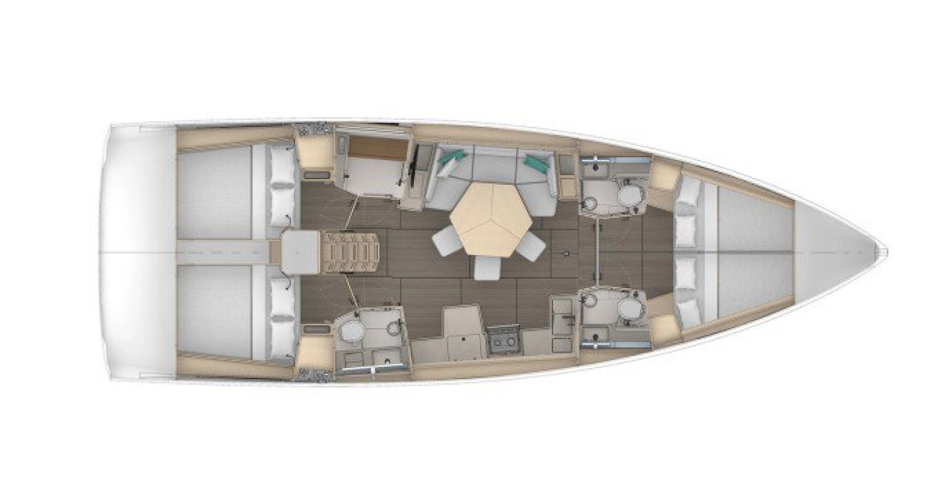 Dufour Dufour 41 charter bareboat eller skeppad i Procida
