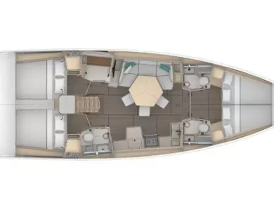 Dufour Dufour 41 charter bareboat eller skeppad i Procida