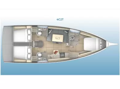 Uthyrning Cagliari - Dufour Dufour 41 av Samboat 