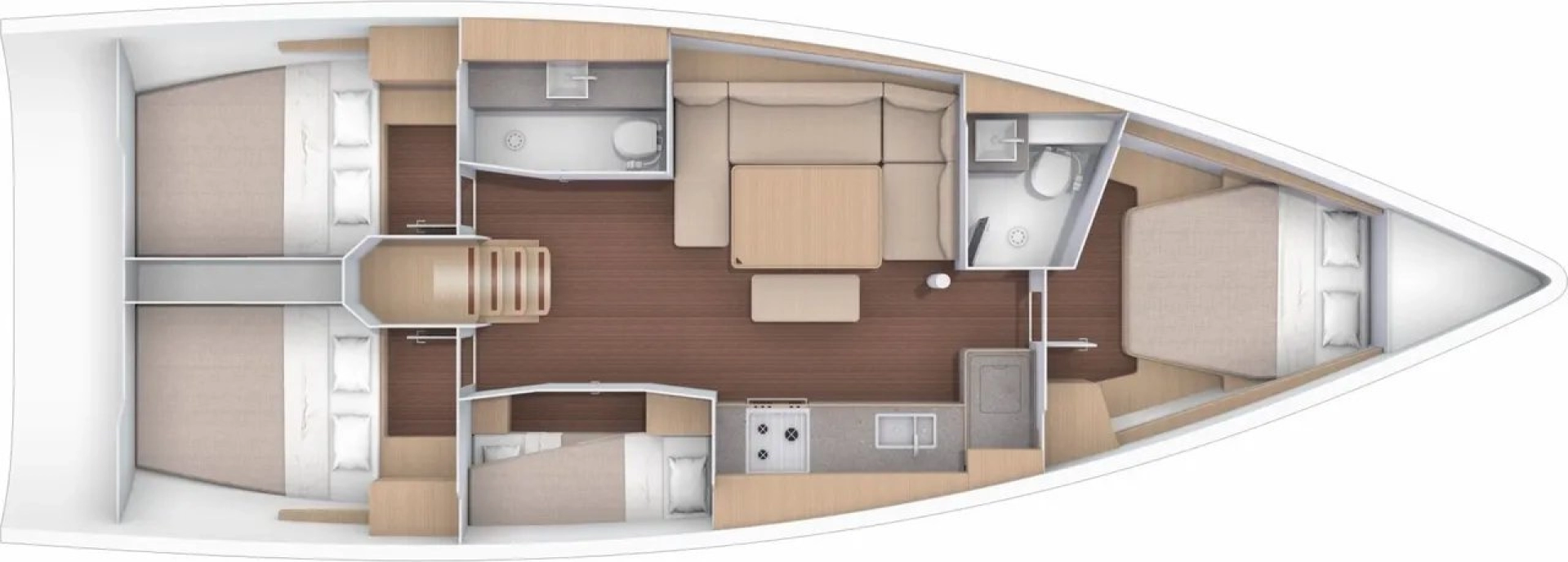 Hyra Segelbåt  med eller utan skeppare Dufour Procida 