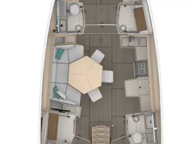 Uthyrning Segelbåt  Dufour med en båtlicens 