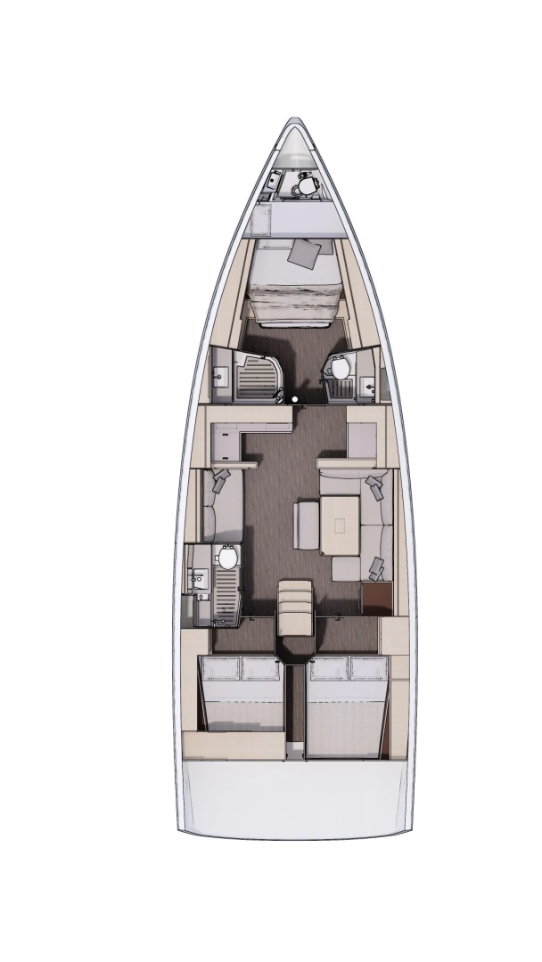 Dufour Dufour 470 charter bareboat eller skeppad i Cagliari