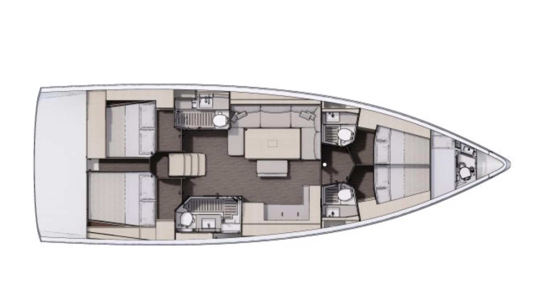Uthyrning Segelbåt  Dufour med en båtlicens 