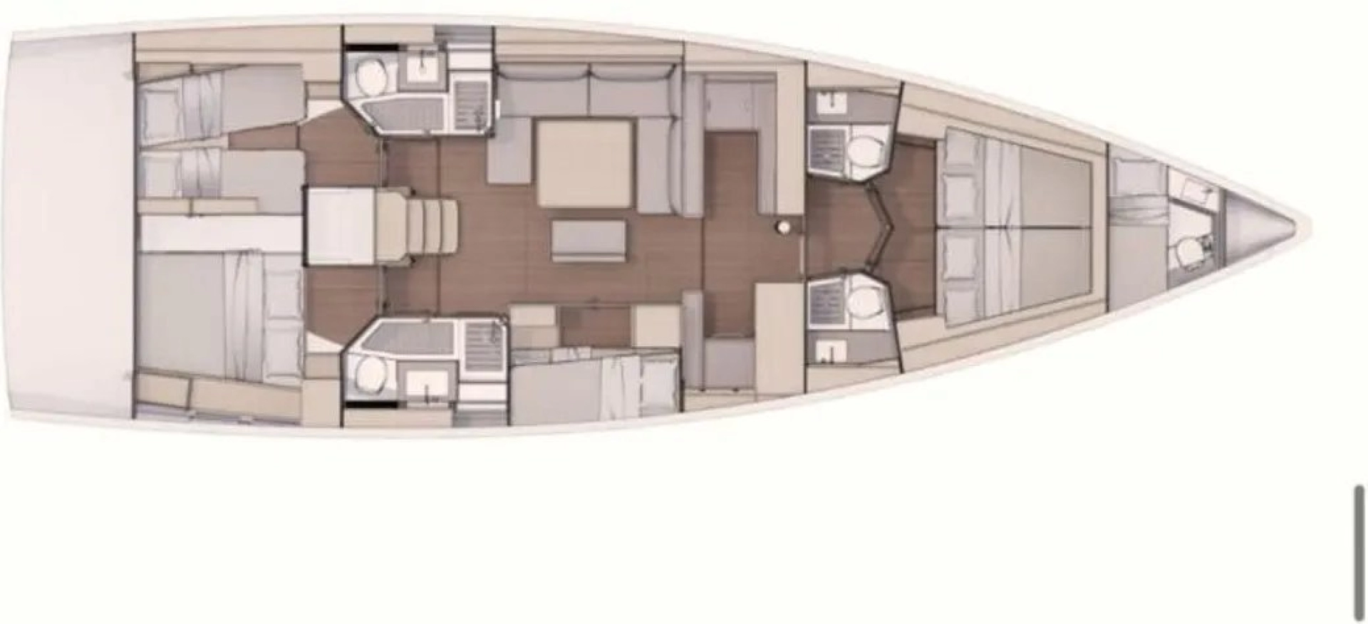 Dufour Dufour 530 charter bareboat eller skeppad i Procida