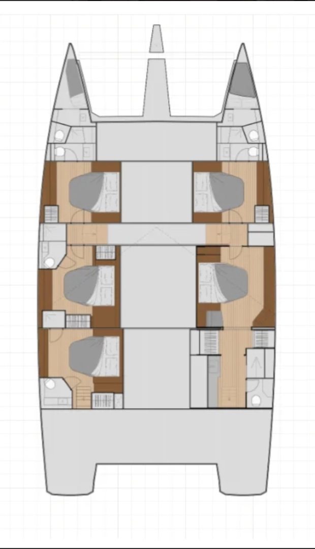 Fountaine Pajot Fountaine Pajot Samana 59 charter bareboat eller skeppad i Palermo
