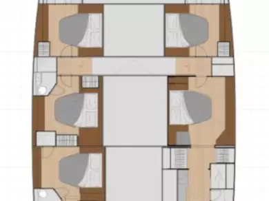 Fountaine Pajot Fountaine Pajot Samana 59 charter bareboat eller skeppad i Palermo