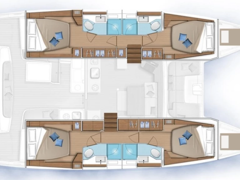 Uthyrning Katamaran  i Rogoznica - Lagoon Lagoon 46
