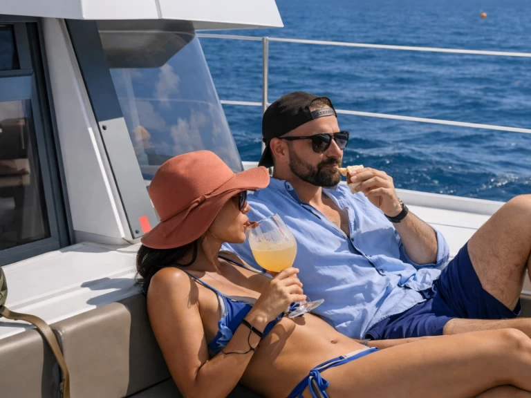 Yacht charter Flamingo billig Manta Ray 41 FT