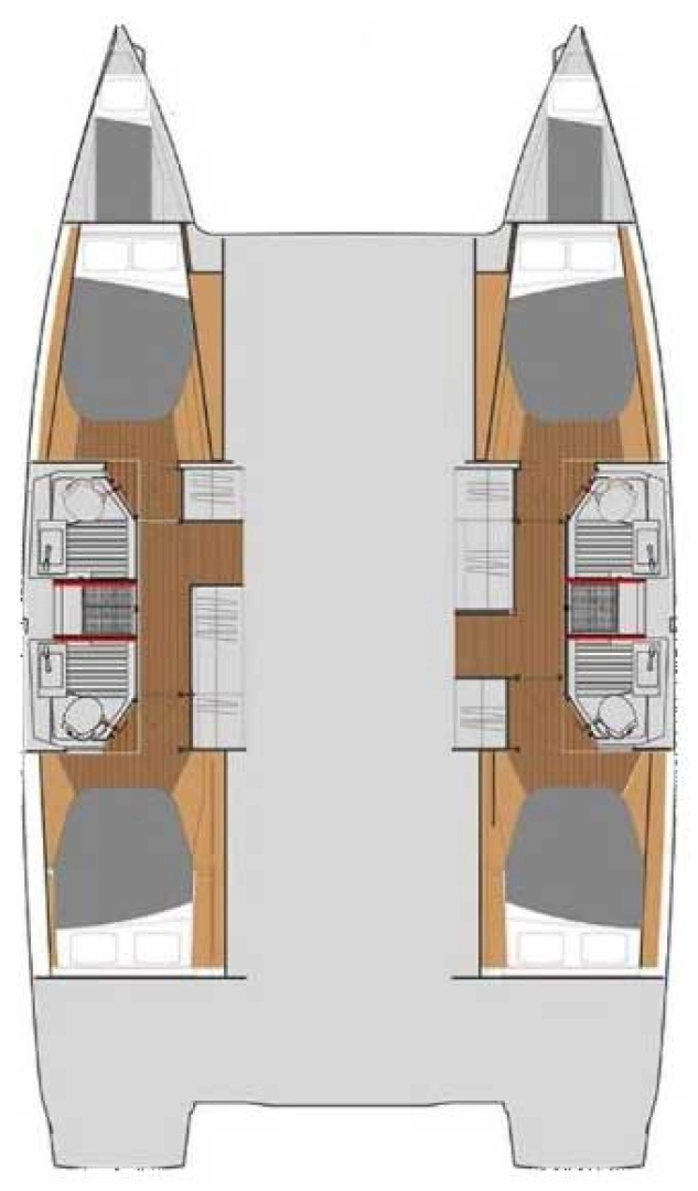 Båtuthyrning Fountaine Pajot Astrea 42 i Trogir  på Samboat 