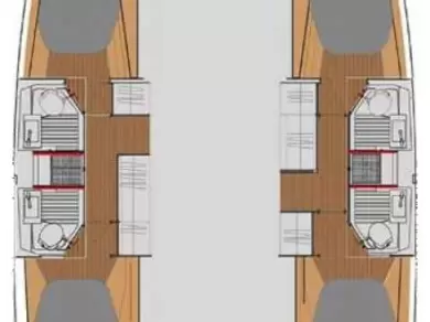 Båtuthyrning Fountaine Pajot Astrea 42 i Trogir  på Samboat 