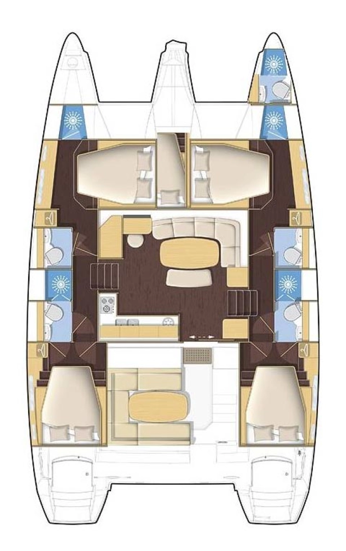 Yacht charter Šibenik  billig Lagoon 421