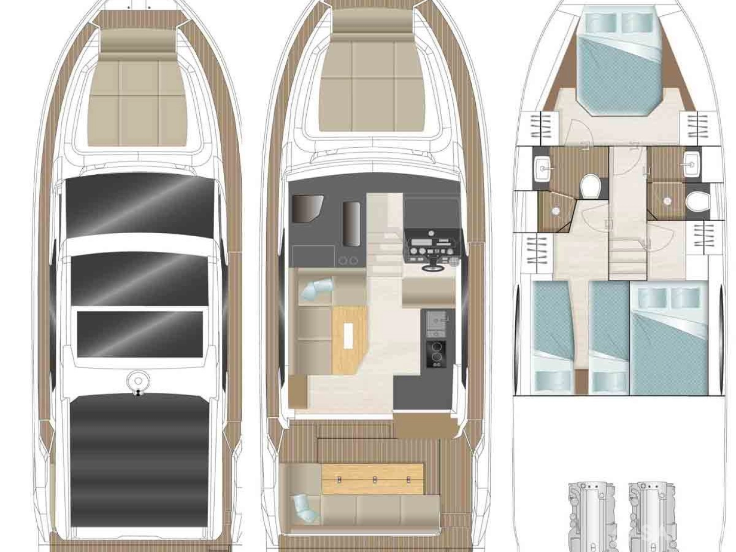 Hyr en Sealine Sealine C390 Biograd Na Moru 