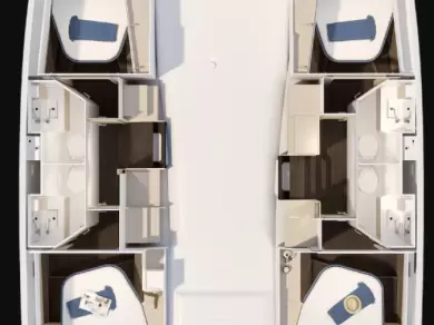 Uthyrning Katamaran  i Lavrio - Fountaine Pajot Fountaine Pajot FP 41 Quatuor 4