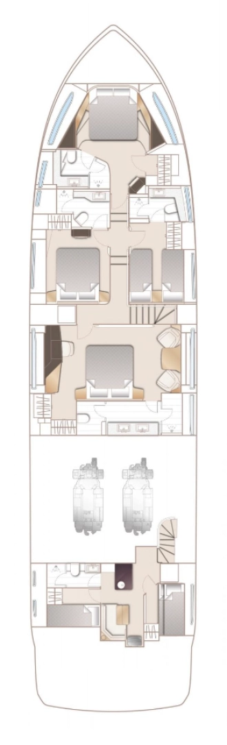 Lyx yacht för uthyrning Alimos till det bästa priset 