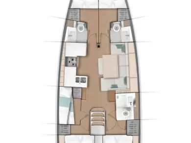 Yacht charter Primošten  billig Sun Odyssey 490