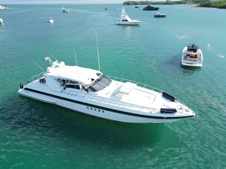 Uthyrning Lyx yacht i Miami Beach - Mangusta The Gorilla