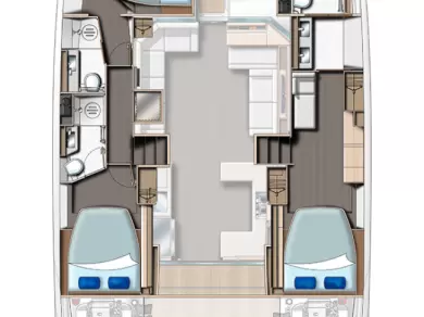 Hyr en Leopard Catamarans / Robertson & Caine Leopard 53 - OW Rogoznica 