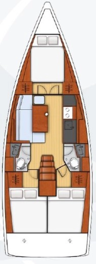 Bénéteau Oceanis 38.1 charter bareboat eller skeppad i Pomer