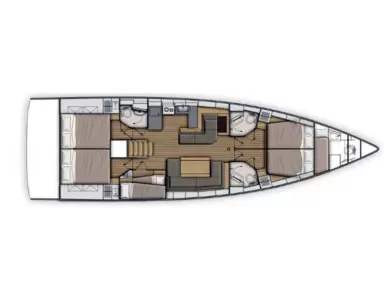 Uthyrning Segelbåt  Bénéteau med en båtlicens 