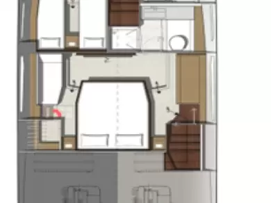 Hyr en Jeanneau Prestige 520 Flybridge - 3 + 1 cab. Split  
