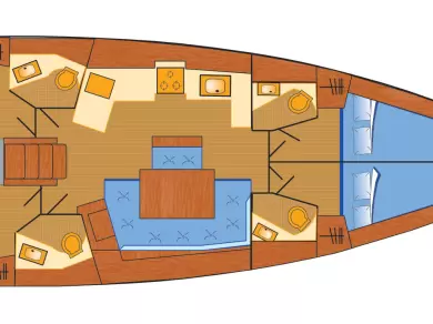 Uthyrning Segelbåt  Bénéteau med en båtlicens 