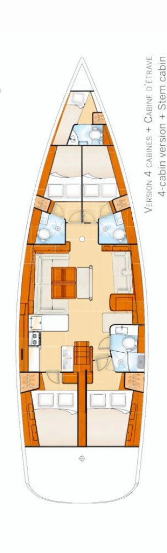 Yacht charter Salamína billig Oceanis 54