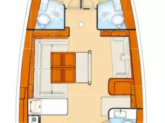 Yacht charter Salamína billig Oceanis 54