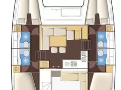 Yacht charter Alimos billig Lagoon 400 S2