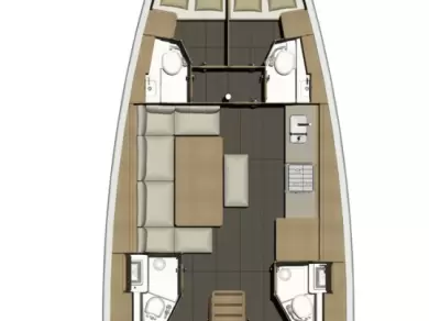 Yacht charter Kaštela billig Dufour 460 Grand Large