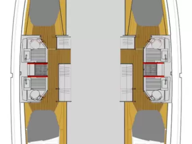 Hyr en Fountaine Pajot Astrea 42 Kaštela 