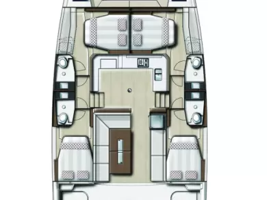 Bali Bali Catspace Voile charter bareboat eller skeppad i Pirovac