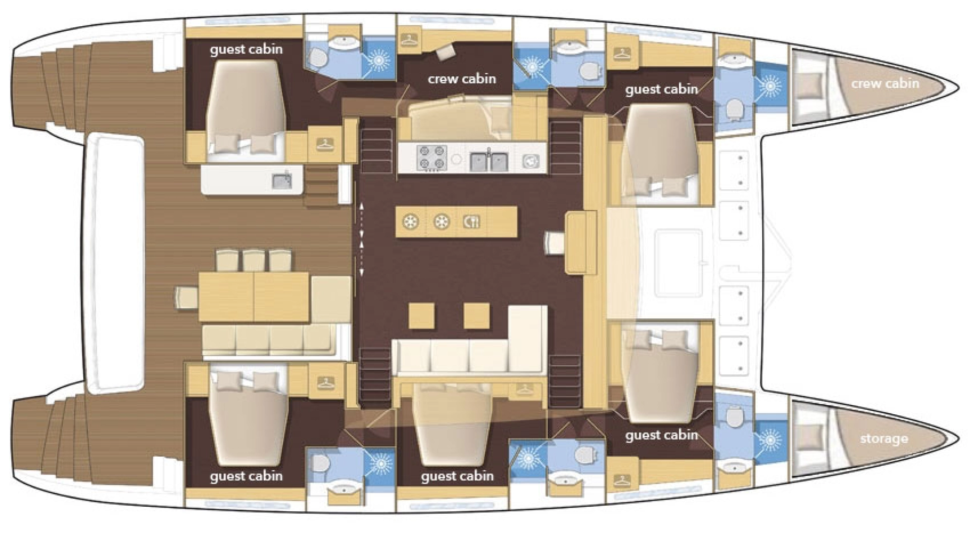 Yacht charter Split  billig Lagoon 620