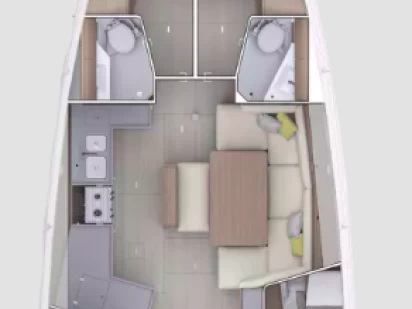 Bénéteau Oceanis 47 - 5 cab. charter bareboat eller skeppad i Kos 