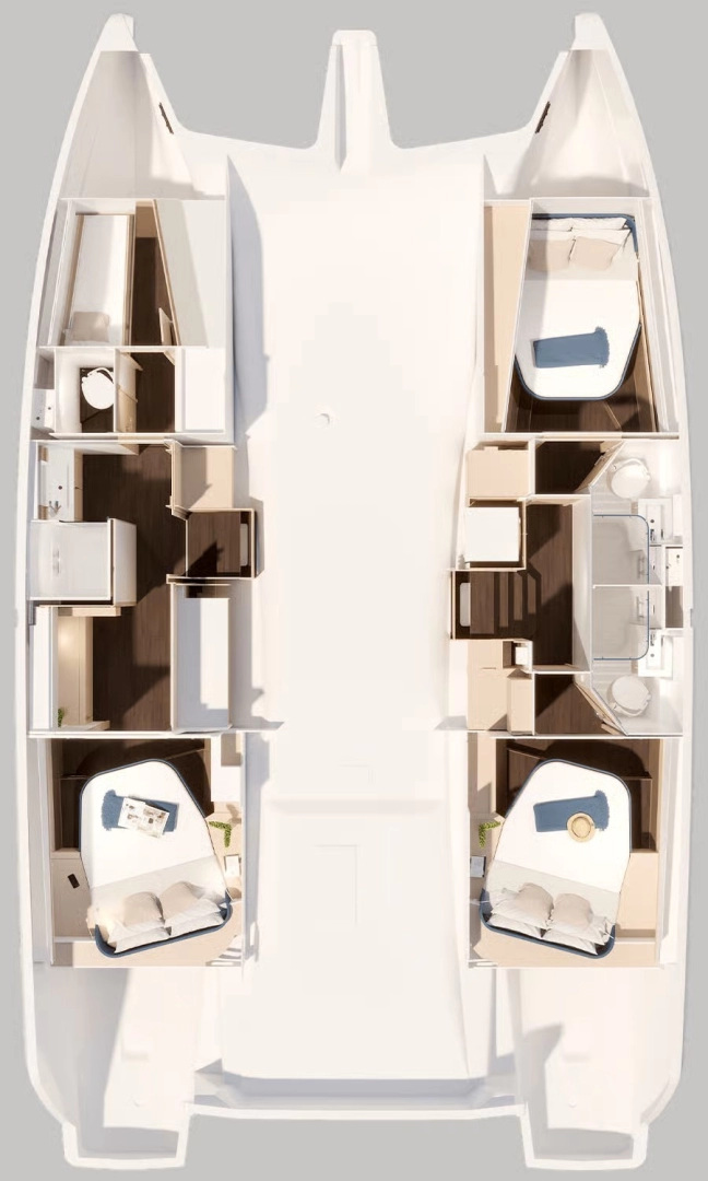 Uthyrning Frenchtown - Fountaine Pajot Fountaine Pajot FP 44 Maestro - 3 cab. av Samboat 