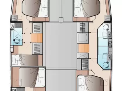 Uthyrning Katamaran  i Frenchtown - Fountaine Pajot Fountaine Pajot FP 48 Quintet 5