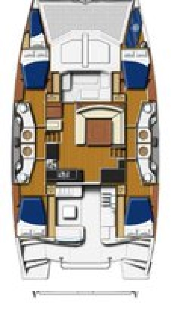 Leopard Catamarans / Robertson & Caine Leopard 48 - 4 + 1 cab. charter bareboat eller skeppad i Key West