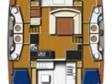 Leopard Catamarans / Robertson & Caine Leopard 48 - 4 + 1 cab. charter bareboat eller skeppad i Key West