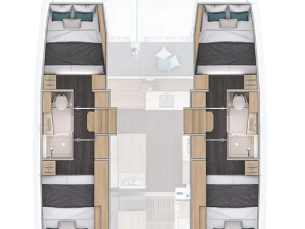 Yacht charter Jezera billig Lagoon 38 - 4 cab.