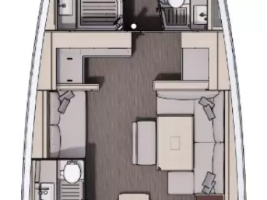 Dufour Dufour 470 charter bareboat eller skeppad i Trogir 