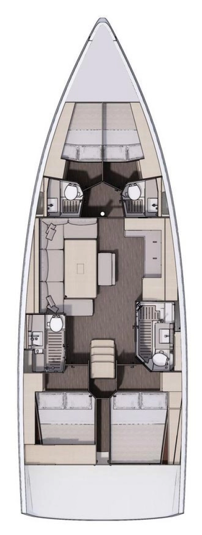 Yacht charter Trogir  billig Dufour 470