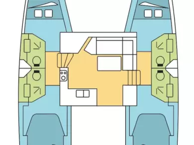 Båtuthyrning Fountaine Pajot Isla 40 i Trogir  på Samboat 