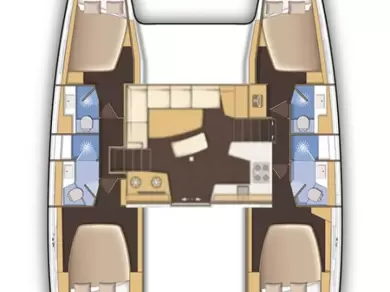 Yacht charter Trogir  billig Lagoon 42