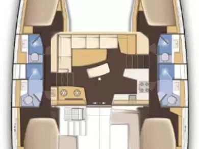 Hyra Katamaran  med eller utan skeppare Lagoon Murter-Kornati 