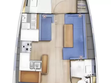 Yacht charter Tropea billig Sun Odyssey 410